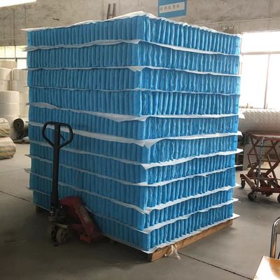 OEM / ODM Mattress Inner Pocket Spring Coil Pocketed Coil Spring Unit เครื่องยางพัดลมในกระเป๋า