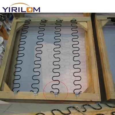 เครื่องสํารองโซฟาที่กําหนดเอง สายเหล็ก กว้าง S กลมพับ ZigZag สปริงตรงสําหรับโซฟา