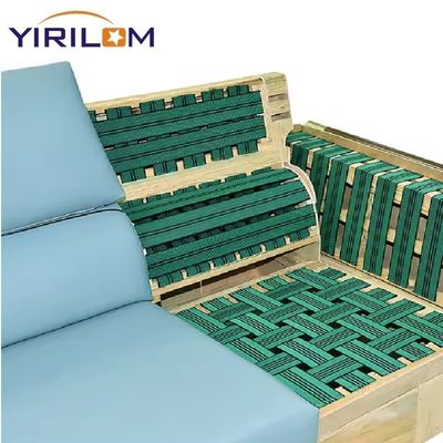 เครื่องสํารองเฟอร์นิเจอร์ที่แต่งเอง 68 มม PE Latex Elasbelt Stretch Sofa Webbing