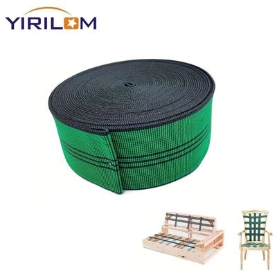 โซฟาความทนทานสูง เทปยืดหยุ่น 51g / m น้ําหนักของ webbing สําหรับโรงงานผลิตเฟอร์นิเจอร์