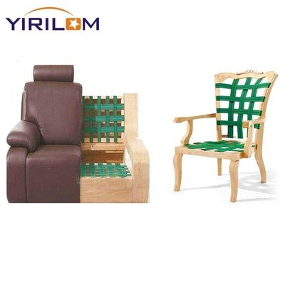 โซฟาความทนทานสูง เทปยืดหยุ่น 51g / m น้ําหนักของ webbing สําหรับโรงงานผลิตเฟอร์นิเจอร์