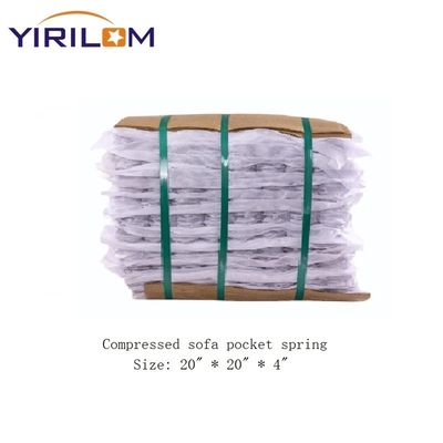 วัสดุแถวขนาดและรูปร่างที่กําหนดเอง Comfotale Pocket Coil Spring สําหรับโซฟาหรือเก้าอี้