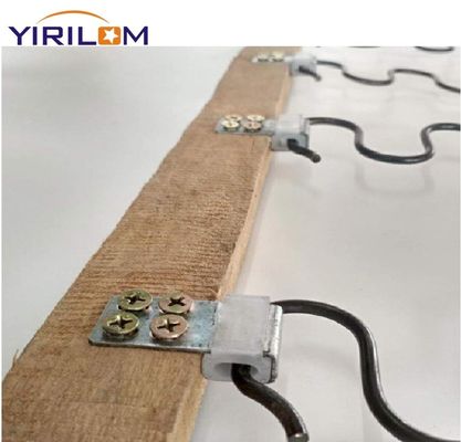 OEM โซฟาไร้สนิม อุปกรณ์เสริม 5 หลุม โลหะ Zigzag Spring Clips