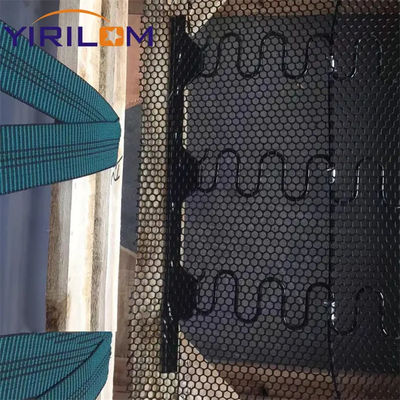 อุปกรณ์เสริมโซฟา พลาสติกคลิปสเต็ปสําหรับ Zigzag Spring YIRILOM ความยาว 200m / รอลล์ 80kg ความแข็งแรงในการดึงง่ายและติดตั้ง