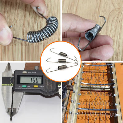 1.5 มิลลิเมตร กว้าง Hook Balance Spring Fixing Clips สําหรับอุปกรณ์เสริมเฟอร์นิเจอร์โซฟา