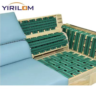 สีเขียวหรือสีเหลืองที่กําหนดเอง โซฟายืดหยุ่น เนลอน Webbing สําหรับเก้าอี้และโซฟา