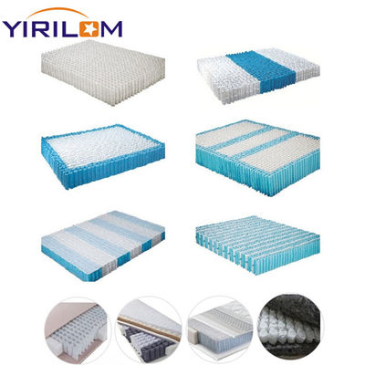หนาไม่เนื้อผ้า Pocket Spring Unit ผลิตจาก 70 สายเหล็กคาร์บอนสูงสําหรับการนอนที่ดีที่สุด
