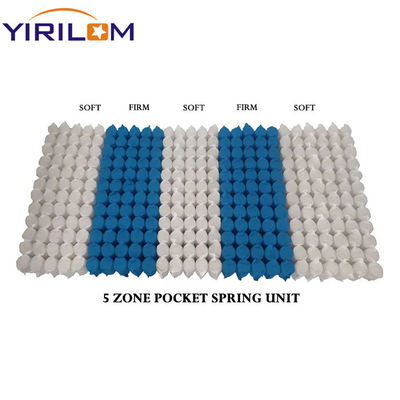 1.8-2.4mm กว้างสายและ 6-7cm กว้างโค้ล หมอนกระเป๋าสปริง ผลิตจาก 70 สายเหล็กคาร์บอนสูง