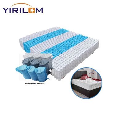 อัตราการทํางานสูง 8 นิ้ว ความสูง Pocket Coil Spring Unit สําหรับพื้นที่สนับสนุนหมอน