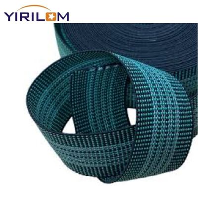 โปรโมชั่น 50 มม ความกว้าง ความยืดหยุ่นสูง โพลีโปรไพเลนยางผสมโซฟา Webbing สําหรับเฟอร์นิเจอร์