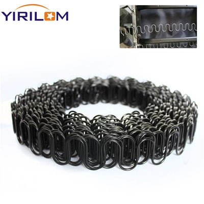 ปรับแต่ง สีดํา 4.0mm กว้างสาย Zig Zag Spring สําหรับเตียง โซฟาหรือเก้าอี้