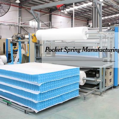 โลหะคุณภาพสูง 2.0mm Pocket Spring Coil ความสูง 7 นิ้ว Mattress Pocket Spring