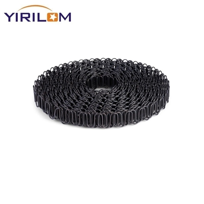 1.8mm-4.0mm กว้างเส้นใย สีดํา Wholesale โซฟา Zigzag Spring สําหรับเฟอร์นิเจอร์