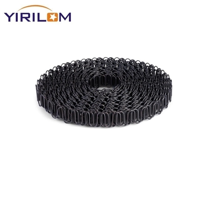 1.8mm-4.0mm กว้างเส้นใย สีดํา Wholesale โซฟา Zigzag Spring สําหรับเฟอร์นิเจอร์