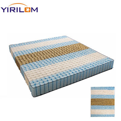 อุปกรณ์ที่กําหนดเอง 2.2mm Steel Wire Mattress Pocket Spring Unit ด้วยสแตนเลสคาร์บอนสูงและโซนที่กําหนดเอง