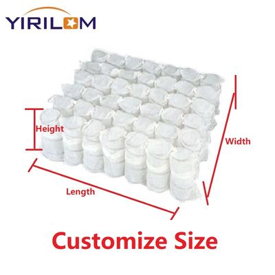 ราคาดี ขนาดที่กําหนดเอง ความสูง 4 นิ้ว กระเป๋าสปริงหน่วยสําหรับหมอนโซฟา ออนไลน์