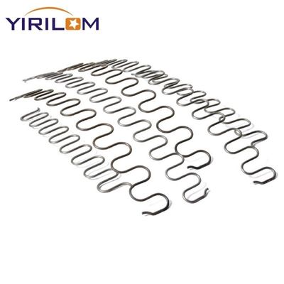 ปรับปรุง 3.8 มม กว้างสาย Zigzag Spring ด้วยการเคลือบกันสนิมสําหรับโซฟาและเฟอร์นิเจอร์ทําจากเหล็กคาร์บอนสูง