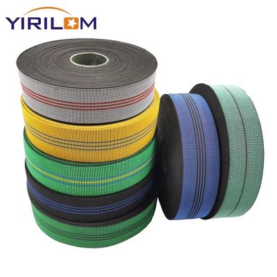 โซฟา Webbing 1.4mm-1.5mm ความหนา 75pcs ยางและพอลิโปรพีเลนสําหรับความต้องการของลูกค้า