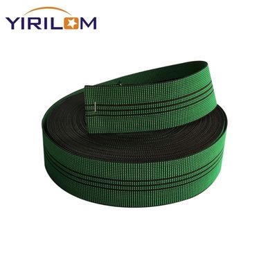 สีเขียว ความกว้าง 4.8 มิลลิเมตร สีเขียว โซฟา Webbing เข็มขัดยืดหยุ่น