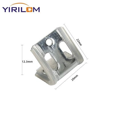 OEM 5 ช่อง ซิงก์เคลือบครึ่งพลาสติก ครอบคลุมสปริงคลิปสําหรับโซฟาเฟอร์นิเจอร์ฮาร์ดแวร์