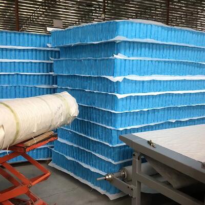 ระบบสปริงกระเป๋าที่ทนทานของหมอน ที่มีสปริงที่ตั้งอยู่เป็นอิสระที่ออกแบบเพื่อเพิ่มการสนับสนุนและความสบายใจของหมอนให้มีอายุยืนนาน