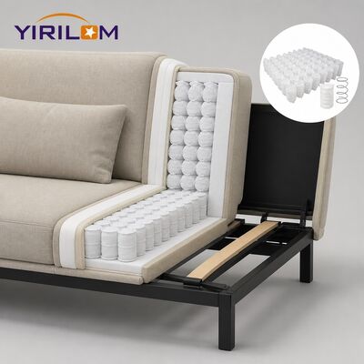 ราคาดี อายุการใช้งานยาวนาน Anti Deformation โซฟาสายเหล็ก Pocket Spring Unit ความสูง 6-25cm สําหรับความทนทานที่เพิ่มขึ้น ออนไลน์