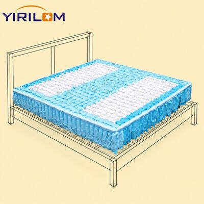 ราคาดี อัตราการจําหน่าย 1.8mm ขนาดสอง 1-3-5-7 โซน Pocket Spring Unit สําหรับหมอน ออนไลน์