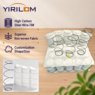 2.2mm Thick Wire Heavy Duty Independent Pocket Spring for Sofa Seat Cushion with Customized Size
