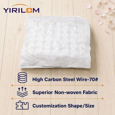 Small Size High Carbon Steel Sofa Pocket Spring Coil Unit with Customized Size for Sofa Cushions