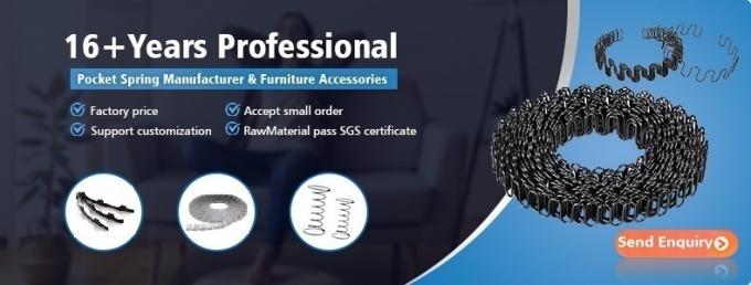 ขายปลีก อุปกรณ์เสริมเฟอร์นิเจอร์ โซฟากรอบ ติดพลาสติกสตริปปักสําหรับสปริงซีกซาก 5