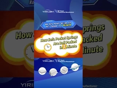 ขายปลีก สปริงกระเป๋าแบบกําหนดเองที่มีผ้าไม่เนื้อสําหรับโซฟา