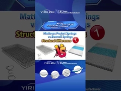 2.3mm สแตนเลสสาย Mattress Net เตียงส่วนบุคคล Bonnell Spring ระบบหน่วย