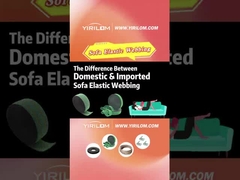 ผ้าพันคอยืดหยุ่นโซฟา Webbing สี Polyester Webbing เทปเข็มขัด