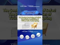 ขายร้อน Oem ภายในโซฟาสปริง หน่วยกระเป๋ากระเป๋าสปริงสําหรับหมอนโซฟา