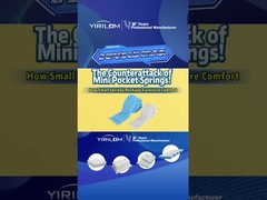 1.4 มิลลิเมตร 3 ซม. ความสูง มิโคร มินิ กระเป๋าสปริงสําหรับหมอน