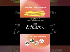 โรงงานเฟอร์นิเจอร์ 3.8 มม โซฟาม้วน เตียงสปริง สาย Zigzag Springs