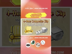 4 หลุม โดรน ดีไซน์ ซิกซาก สปริง โซฟา คลิป โมซิตพลาสติกโลหะสําหรับโซฟา