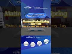 ผลิตราคาถูกกว่า 10 นิ้ว 3 โซน Pocket Spring Coils สําหรับหมอน