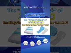 OEM Queen King Size Steel Coil Mattress กระเป๋าปลายพร้อมผ้า