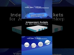 ความแข็งแกร่งสูงโลหะกระเป๋าสปริงโค้ล ความสูง 7 นิ้ว หมอนกระเป๋าสปริง